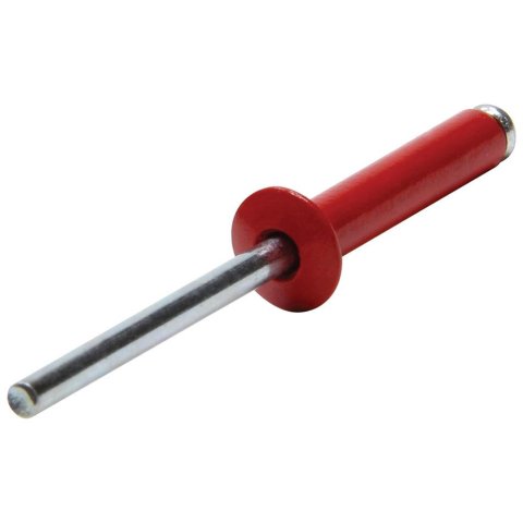 Allstar Performance Small Head Rivets ALL18022 Rivets, Red, Steel, Aluminum, Size 3/16 in., Diameter 3/8 in., Grip Range 0.625-0.750 in., Set of 250.