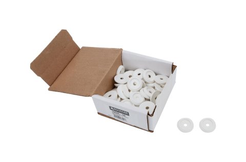 Allstar Performance Countersunk Washers ALL18846-50 Washers, Countersunk, Plastic, White, 0.250 in. I.D., 1.25 in. O.D., Set of 50