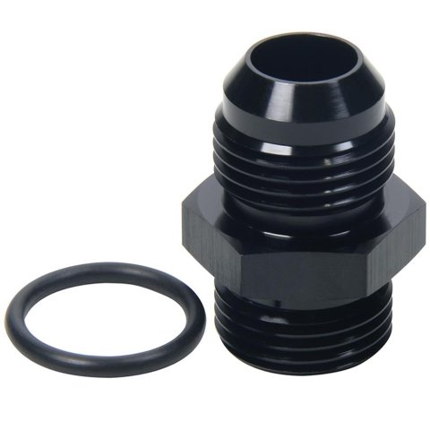 Allstar Performance Adapter Fittings ALL49848 and Adapters, Straight, Aluminum, Black Anodized, -10 AN Male AN, -10 AN O-ring Male AN O-ring, Each