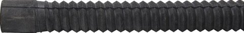 Allstar Performance Radiator Hoses ALL30224 Hose, Flexible, Rubber, Black, 1 3/4 in. I.D. Ends, 16 1/2 in. Length, Lower, Each