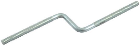 Allstar Performance Air Cleaner Studs ALL26057 Stud, Steel, Offset, Cadmium Plated, 1/4 in.-20 Thread, 6 in. Length, Each