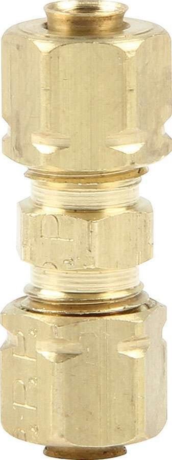 Allstar Performance Nylon Brake Line Fittings ALL48034 Fitting, Brass, Straight, 3/16 in. Compression to 3/16 in. Compression, Each