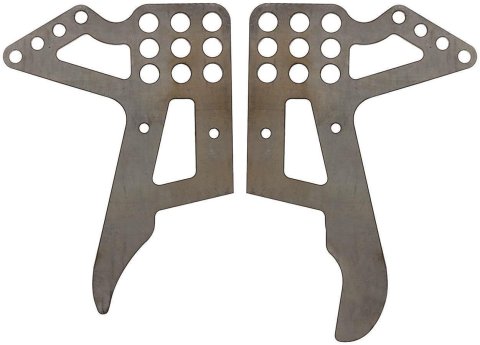 Allstar Performance Ford 9 in. Upper Link Brackets ALL60157 Bracket, Axle Housing, Steel, Natural, Pair