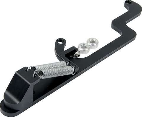 Allstar Performance Throttle Return Spring Brackets ALL54203 Bracket, Billet Aluminum, Black, Intake Manifold Mounting Style, Holley 4500, Each