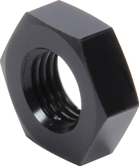 Allstar Performance Bulkhead Nuts ALL50098 Fitting, Nut, -3 AN, Aluminum, Black Anodized, Each