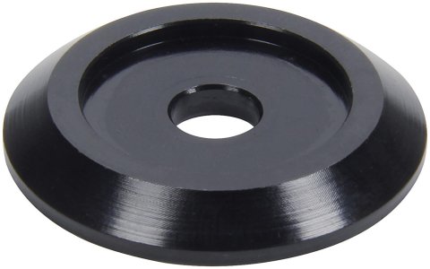 Allstar Performance Countersunk Washers ALL18841-50 Washers, Countersunk, Aluminum, Black Anodized, I.D. Chamfer, 0.250 in. I.D., 1.25 in. O.D., Set of 50