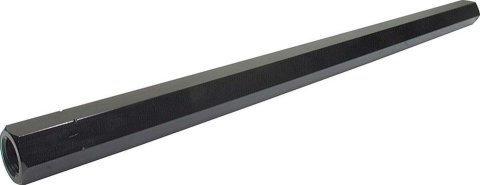 Allstar Performance Aluminum Suspension Tubes ALL56609 Threaded Tube, Tube, Hex, 5/8-18 in. Thread, Aluminum, Black Anodized, 9.0 in. Length, Each