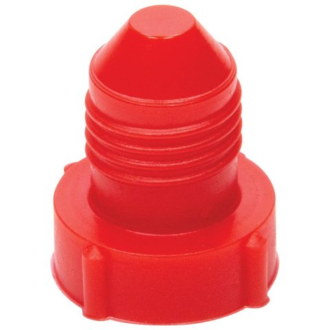 Allstar Performance AN Plug Fittings ALL50811 Plugs, Plastic, Red, -3 Male, Set of 20