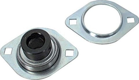 Allstar Performance Flange Bearings ALL52130 Steering Shaft Support Bearing, Stainless Steel, .757 in. Inside Diameter, Up To 40 Degree Shaft Angle, Each