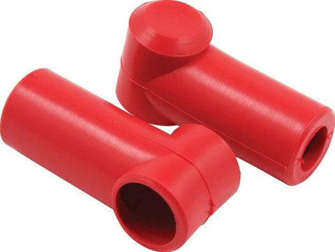 Allstar Performance Battery Disconnect Boots ALL76152 Terminal End, Rubber, Red, Switch, Pair
