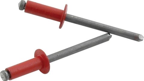 Allstar Performance Small Head Rivets ALL18120 Rivets, Blind Rivets, 3/16 in. Rivet, 3/8 in. Head, Aluminum/Steel, Red, Set of 250