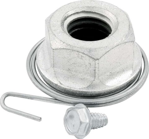 Allstar Performance Glueless Lug Nuts ALL44107 Nuts, Glueless, Conical, 5/8-18 RH in., Open End, Zinc Finish, Springs, Self-tapping Screws, Set of 5