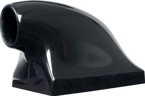 Allstar Performance Dragster Scoops ALL23272 Hood Scoop, Style, Functional, Quick-release, Fiberglass, Black Gelcoat, Round Opening, Each