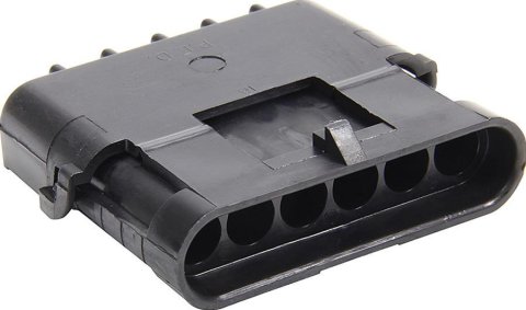 Allstar Performance Weatherpack Connector Housings ALL76299 Wiring Replacement Parts, Weatherpack, Housing, 6 Pin, Male, Each
