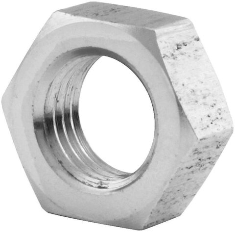 Allstar Performance Aluminum Jam Nuts ALL18274-10 Nut, 3/8-24 in, RH Thread, Aluminum, Set of 10