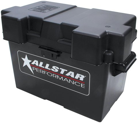 Allstar Performance Battery Boxes ALL76099 Box, Plastic, Black, 16.125 in. Length, 9.625 in. Width, 10.875 in. Height, Each