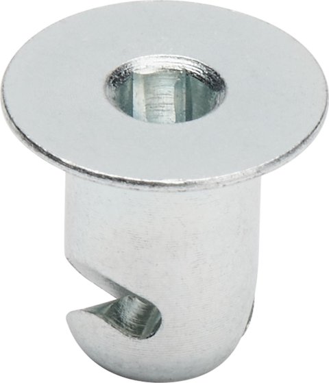 Allstar Performance Flush Head Self-Ejecting Button Fasteners ALL19118 Quick Fasteners, Button, Hex Head, Aluminum, Cadium Plated, 0.44 in. Shank Diameter, 0.50 in. Shank Length, Set of 50