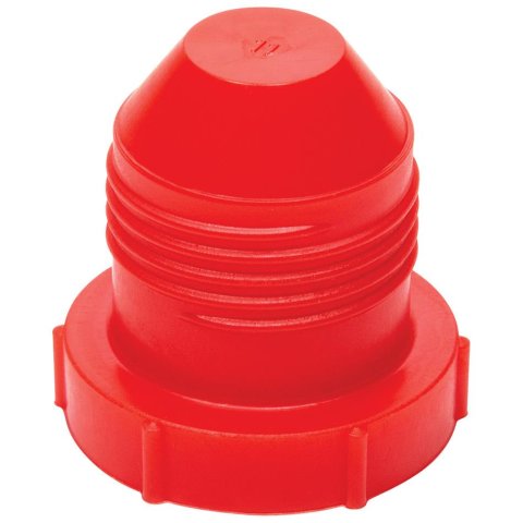Allstar Performance AN Plug Fittings ALL50815 Plugs, Plastic, Red, -10 Male, Set of 10