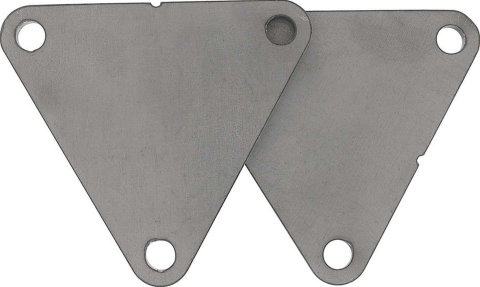 Allstar Performance Chevy Motor Mount Pads ALL38090 Pads, Steel, 3/16 in. Thick, Frame Mount, Pair
