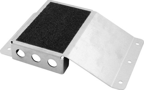 Allstar Performance Heel Risers ALL54090 Riser, Aluminum, Bolt-In, Non-Skid Pad, 4.50 in. Length, 1 in. Tall, Predrilled Mounting Holes, Each