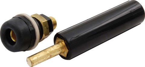 Allstar Performance Quick-Connect Battery Charging Posts ALL76310 Quick Disconnect, Post, Black, Male/Female, Pair