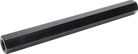 Allstar Performance Aluminum Suspension Tubes ALL56712 Threaded Tube, Tube, Hex, 3/4-16 in. Thread, Aluminum, Black Anodized, 12.0 in. Length, Each