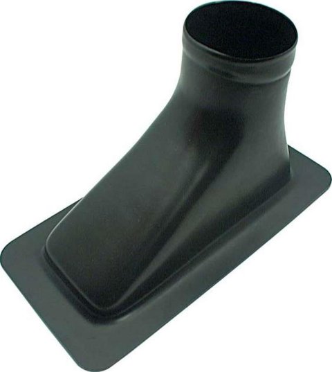 Allstar Performance Brake Ducts ALL42141 Duct, Accepts 3.0 in. Hose, ABS Plastic, Black, Each