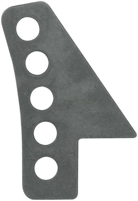 Allstar Performance Trailing Arm Brackets ALL60048 Bracket, Steel, Natural, Each