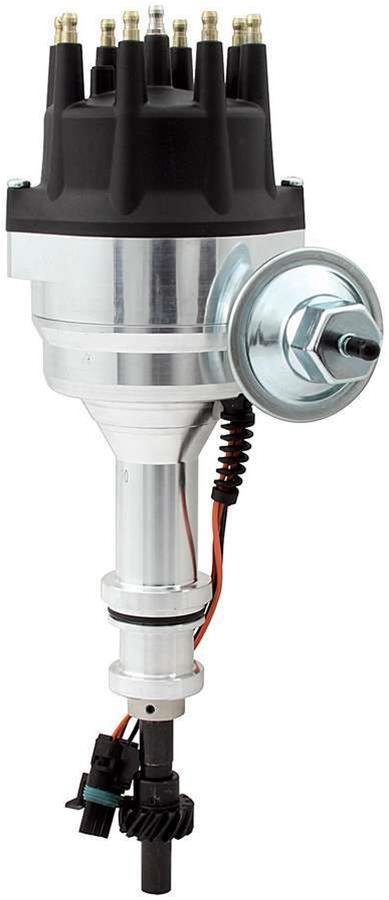Allstar Performance Ready-to-Run Distributors ALL81242 Distributor, Male HEI, Magnetic Pickup, Mechanical Advance, Vacuum Advance, Black Cap, Ford, 351W, Each