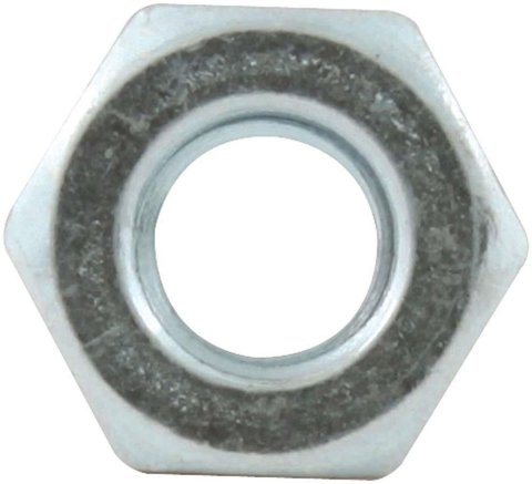 Allstar Performance Standard Hex Nuts ALL16000-10 Nuts, 1/4 in.-20 Threads, Steel, Zinc Plated, Set of 10