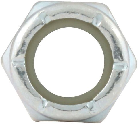 Allstar Performance Nylon Locking Hex Nuts ALL16072-10 Nuts, 3/8-24 in Threads, Thin with Insert, Set of 10