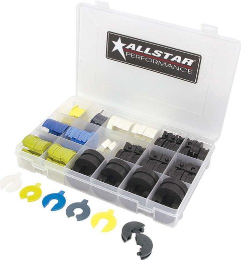 Allstar Performance Bump Stop Components ALL64404 Shock Components, 14mm Shock Shim Deluxe Kit, Set
