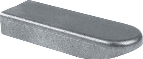 Allstar Performance Chassis Tabs ALL60072 Tab, Universal Large Bracket Style, Mild Steel, Natural, 6.500 in. x 2.250 in., Each