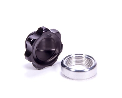 Allstar Performance Fill Plug Kits ALL36164 Cap Kits, Weld-on, Billet Aluminum, Black Anodized, 1 1/2-12 in.Thread Size, Kit