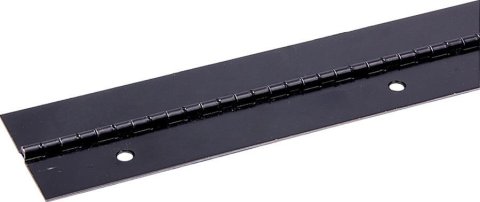 Allstar Performance Aluminum Body Hinges ALL23128 Hinge, Aluminum, Black, 2.00 in. Width Open, 72.00 in. Length, Each