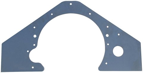 Allstar Performance Engine Mid-Plates ALL38122 Motor Plates, Mid-Plates, Mid-mount Position, Aluminum, Natural, 29 in. Width, 15 in. Height, Chevrolet, Each