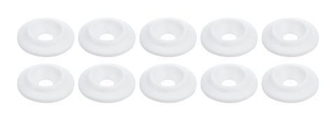 Allstar Performance Countersunk Washers ALL18691 Body Fasteners, Plastic Washer 1/4 in x 1 in, White