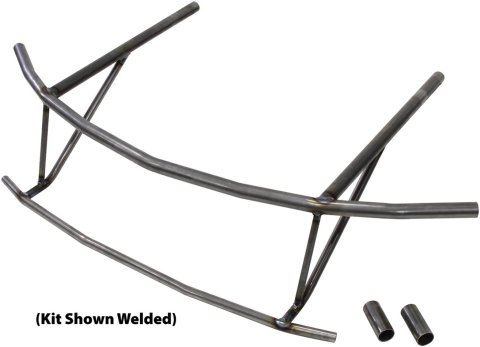 Allstar Performance Camaro SS Front Bumper Kits for 2019 CAMARO - ALL22322 Bumpers, SS, Front, Tube Style, 1.50 in. x 0.083 in. Thick, Steel, Natural Finish, Street Stock Design, Unwelded, Kit