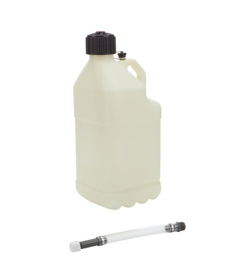 5 Gallons Allstar Performance Gallon Square Utility Jug ALL40124 Jug, Square, 5.0 Gallons, Vented, Plastic, Glow-in-the-dark Green, Each