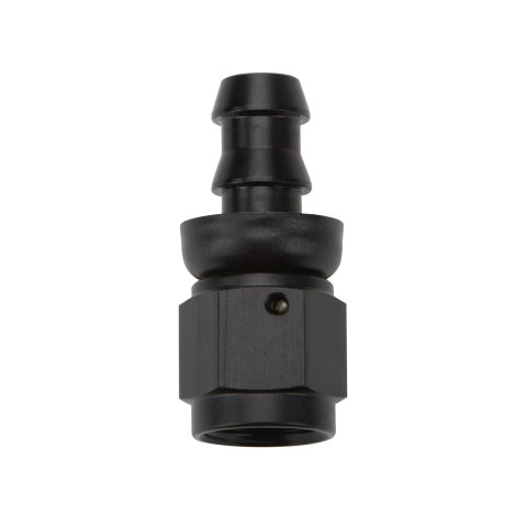 Allstar Performance Hose Ends ALL49415 End Pushlock Black Aluminum Straight -12