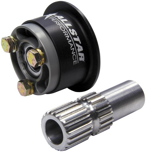 Allstar Performance Steering Wheel Disconnects ALL52304 Quick-Disconnect, Aluminum, Black, for Aftermarket Wheels, Weld-On 3/4 in. Shaft, Each