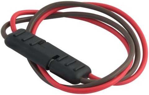 Allstar Performance Universal Wire Connectors ALL76232 Connector, Black/Red, Male/Female, 16-Gauge, 2-Wire, 12 in. Length, Each