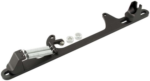 Allstar Performance Adjustable Throttle Brackets with Return Springs ALL54239 Bracket Springs, Adjustable, Base Mounting, Aluminum, Black, for 4500/4500HP, Ford, Kit