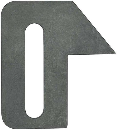 Allstar Performance Trailing Arm Brackets ALL60044 Bracket, Steel, Natural, 3/4 in. Slot, Each