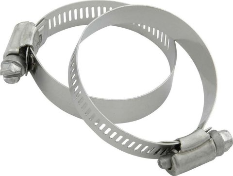 Allstar Performance Stainless Steel Hose Clamps ALL18338 Clamps, Steel, 2.500 in. Outside Diameter, Pair