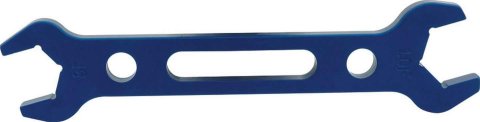 Allstar Performance AN Wrenches ALL11130 Wrench, Double-Ended, -8 AN, -10 AN, Aluminum, Blue Anodized, Each