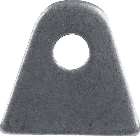 Allstar Performance Chassis Tabs ALL60013 Tabs, Flat, Mild Steel, Natural, 0.125 in. Thick, 0.375 in, Hole, Set of 4