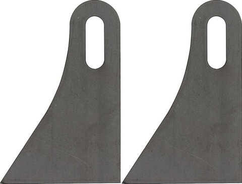 Allstar Performance Slotted Upper Control Arm Brackets ALL60078 Brackets, Upper, Weld-on, Steel, Natural, Pair