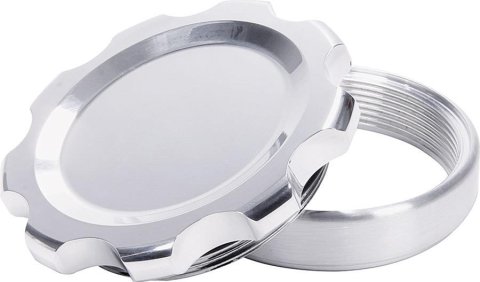 Allstar Performance Fill Plug Kits ALL36173 Kit, 3 in. -12, Billet Aluminum Cap, Weld-On, Polished, 3.00 in. Diameter Cap, Kit