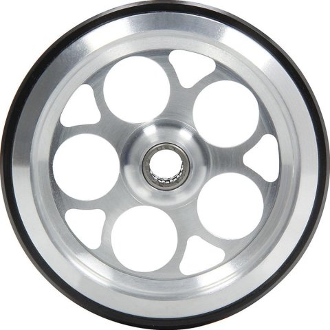 Allstar Performance Wheelie Bar Wheels ALL60513 Wheel, Replacement Part, 5-hole Design, 4 in. Diameter, With Bearing, 1.250 in. Wide Mount, Each